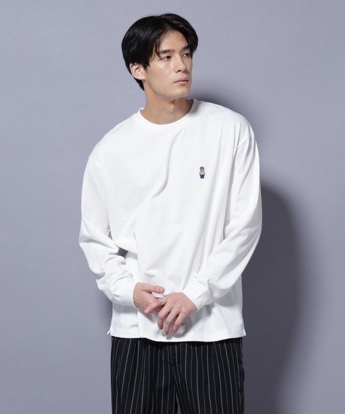 NANO universe（ナノユニバース）の「ナノベア Tシャツ 長袖 working（Tシャツ/カットソー・メンズ・その他4/その他1/その他2/その他3・L/M/S）」の5枚目の写真