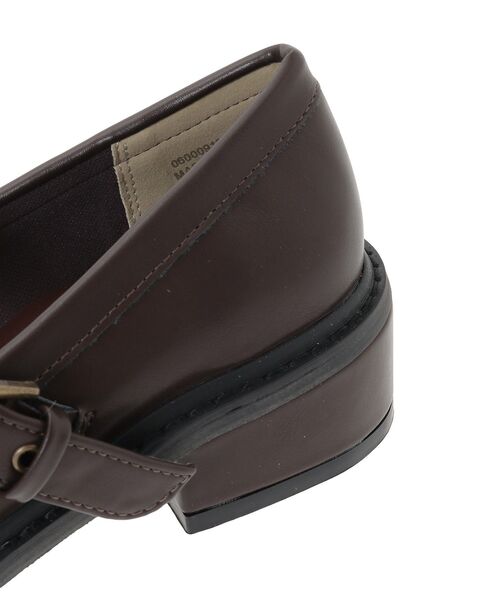 Green　Parks（グリーンパークス）の「ETS.Tストラップローファー（ローファー・レディース・ブラック/ダークブラウン・S/M/L）」の11枚目の写真