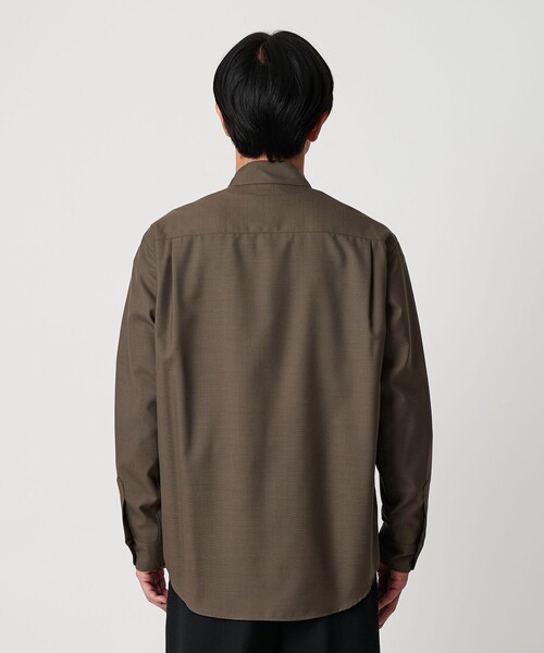 BEAUTY&YOUTH UNITED ARROWS（ビューティーアンドユースユナイテッドアローズ）の「尾州 TW レギュラー シャツ FORM TAPERD型  ウォッシャブル MADE IN JAPAN（シャツ/ブラウス・メンズ・ダークグレー/オリーブ・M/S/L/XL）」の10枚目の写真