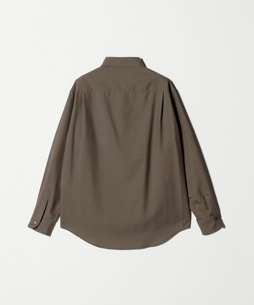 BEAUTY&YOUTH UNITED ARROWS（ビューティーアンドユースユナイテッドアローズ）の「尾州 TW レギュラー シャツ FORM TAPERD型  ウォッシャブル MADE IN JAPAN（シャツ/ブラウス・メンズ・ダークグレー/オリーブ・M/S/L/XL）」の13枚目の写真