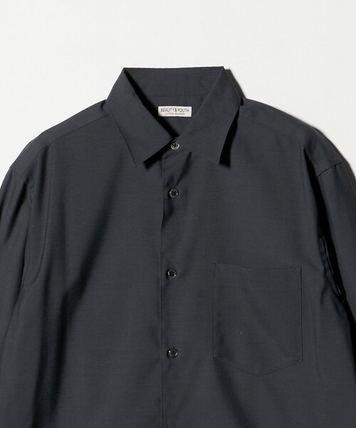 BEAUTY&YOUTH UNITED ARROWS（ビューティーアンドユースユナイテッドアローズ）の「尾州 TW レギュラー シャツ FORM TAPERD型  ウォッシャブル MADE IN JAPAN（シャツ/ブラウス・メンズ・ダークグレー/オリーブ・M/S/L/XL）」の20枚目の写真