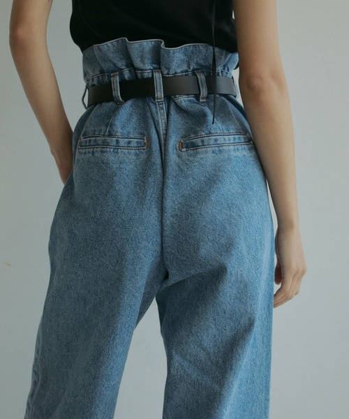 最終価格　anuke/アンヌーク　ウエストタック デニム anuke/アンヌーク] ウエストタック デニム（デニムパンツ）｜anuke