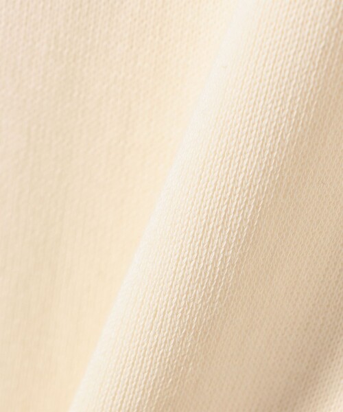 gicipi(ジチピ)の「gicipi:Vネック リブ付き ロング スリーブ ミラノリブ ニットソー (GIRAFFA)(Tシャツ/カットソー・レディース・オフホワイト/ブラック・ONE SIZE)」の3枚目の写真