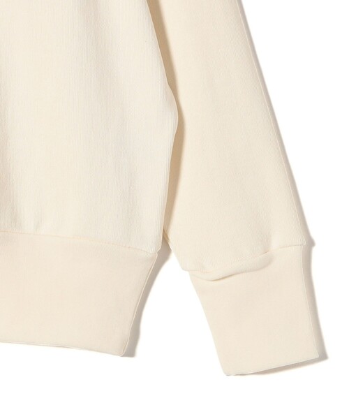 gicipi(ジチピ)の「gicipi:Vネック リブ付き ロング スリーブ ミラノリブ ニットソー (GIRAFFA)(Tシャツ/カットソー・レディース・オフホワイト/ブラック・ONE SIZE)」の6枚目の写真