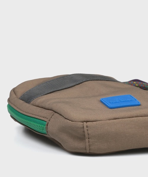 Paul Smith（ポールスミス）の「PSカラーコード フォンポシェット【553435 B130S】（ショルダーバッグ・メンズ・ベージュ/ダークグリーン/ブラック・FREE）」の12枚目の写真