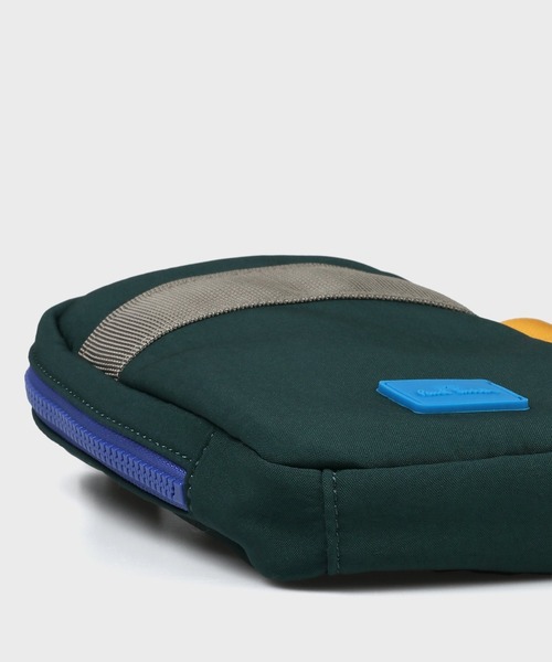 Paul Smith（ポールスミス）の「PSカラーコード フォンポシェット【553435 B130S】（ショルダーバッグ・メンズ・ベージュ/ダークグリーン/ブラック・FREE）」の6枚目の写真