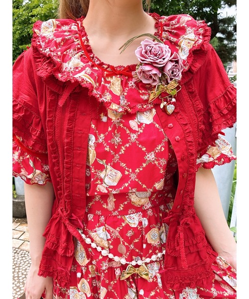 セール】パフュームプリントミディワンピース（ワンピース）｜PINK