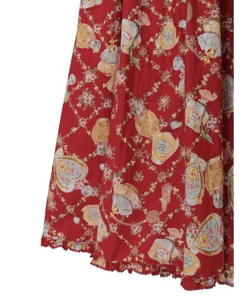 セール】パフュームプリントミディワンピース（ワンピース）｜PINK