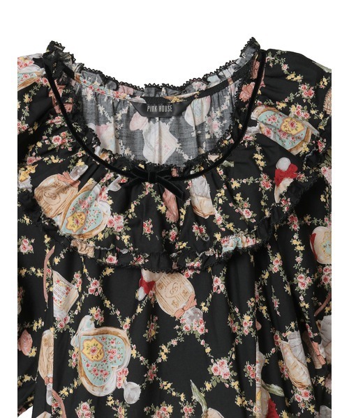 セール】パフュームプリントミディワンピース（ワンピース）｜PINK