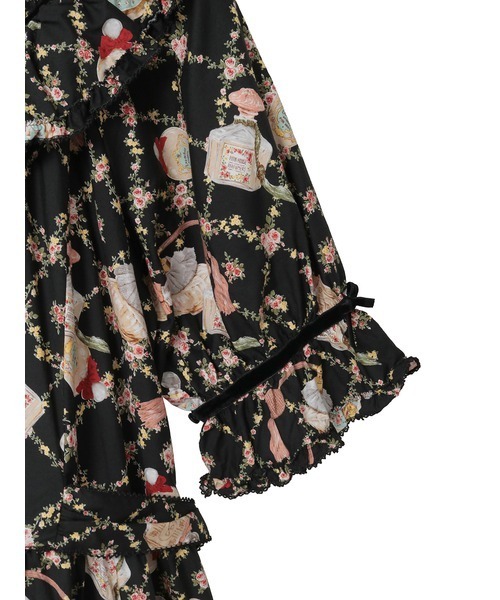 セール】パフュームプリントミディワンピース（ワンピース）｜PINK