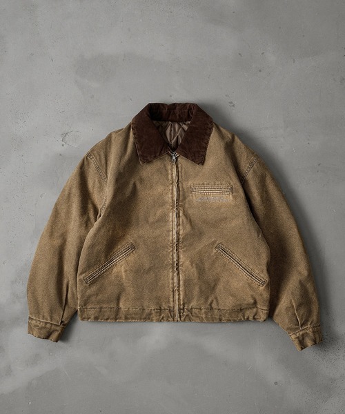 kutir（クティール）の「VINTAGELIKE DRAWSTRING SHORT BLOUSON／ヴィンテージライクドローコードショートブルゾン（ブルゾン・メンズ・キャメル/ボルドー/グレー/ネイビー/ブラウン/ブラック/ブラック系1/ブラック系/カーキ・SMALL/MEDIUM/LARGE/X-LARGE）」の8枚目の写真