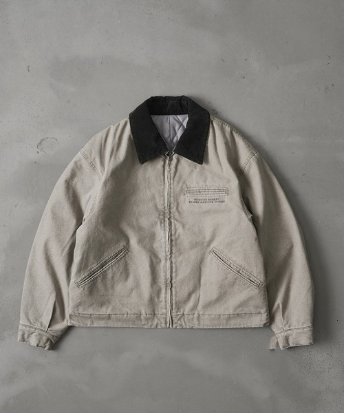 kutir（クティール）の「VINTAGELIKE DRAWSTRING SHORT BLOUSON／ヴィンテージライクドローコードショートブルゾン（ブルゾン・メンズ・キャメル/ボルドー/グレー/ネイビー/ブラウン/ブラック/ブラック系1/ブラック系/カーキ・SMALL/MEDIUM/LARGE/X-LARGE）」の10枚目の写真