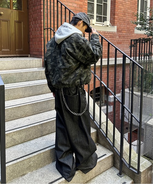 kutir（クティール）の「VINTAGELIKE DRAWSTRING SHORT BLOUSON／ヴィンテージライクドローコードショートブルゾン（ブルゾン・メンズ・キャメル/ボルドー/グレー/ネイビー/ブラウン/ブラック/ブラック系1/ブラック系/カーキ・SMALL/MEDIUM/LARGE/X-LARGE）」の11枚目の写真