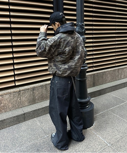 kutir（クティール）の「VINTAGELIKE DRAWSTRING SHORT BLOUSON／ヴィンテージライクドローコードショートブルゾン（ブルゾン・メンズ・キャメル/ボルドー/グレー/ネイビー/ブラウン/ブラック/ブラック系1/ブラック系/カーキ・SMALL/MEDIUM/LARGE/X-LARGE）」の17枚目の写真