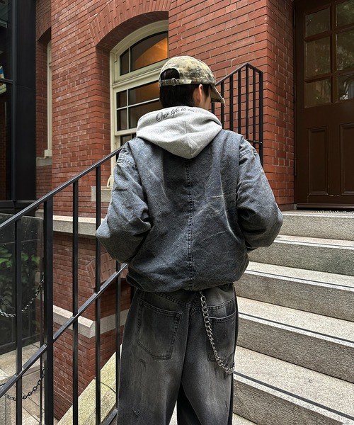 ヴィンテージライクドローコードショートブルゾン VINTAGELIKE DRAWSTRING SHORT BLOUSON／ヴィンテージライクドロー