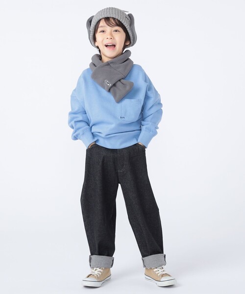 SHIPS（シップス）の「SHIPS KIDS:100～130cm /ヴィンテージ ライク デニム パンツ（その他パンツ・キッズ・ブラック・100/110/120/130）」の15枚目の写真