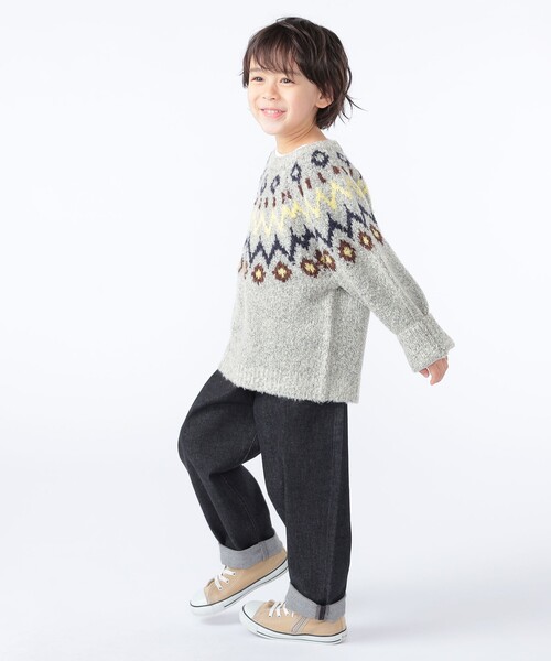 SHIPS（シップス）の「SHIPS KIDS:100～130cm /ヴィンテージ ライク デニム パンツ（その他パンツ・キッズ・ブラック・100/110/120/130）」の13枚目の写真