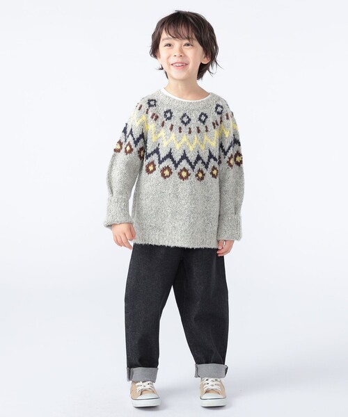 SHIPS（シップス）の「SHIPS KIDS:100～130cm /ヴィンテージ ライク デニム パンツ（その他パンツ・キッズ・ブラック・100/110/120/130）」の12枚目の写真