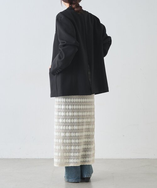 SHENERY（シーナリー）の「オーバージャケット（その他アウター・レディース・ブラック/グレー・FREE）」の8枚目の写真