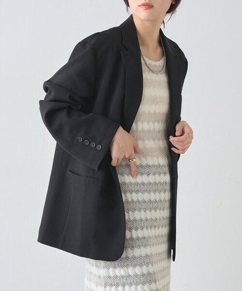 SHENERY（シーナリー）の「オーバージャケット（その他アウター・レディース・ブラック/グレー・FREE）」の12枚目の写真