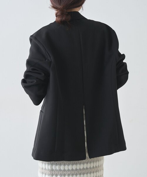 美品⭐︎シーナリーsheneryオーバーテーラードコートブラック SHENERY（シーナリー）の「オーバーテーラードコート（その他アウター