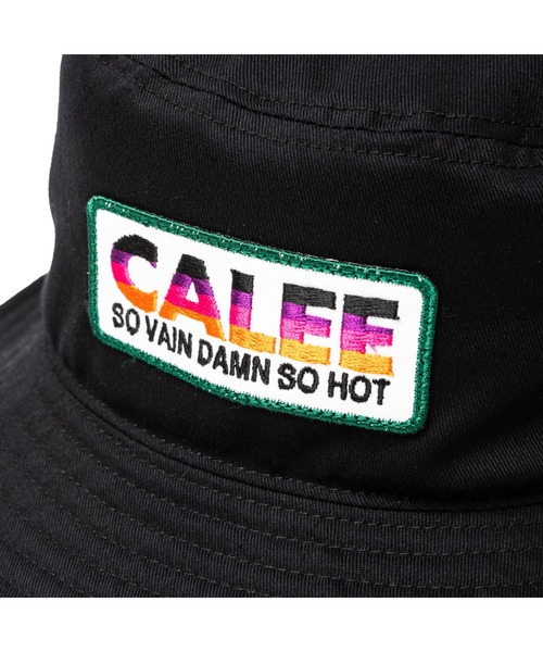 【CALEE】CALEE/EMBROIDERY & WAPPEN HAT セール】EMBROIDERY & WAPPEN BUCKET HAT（ハット）｜CALEE（キャリー