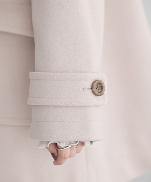 earth music&ecology（アースミュージックアンドエコロジー）の「【2025AW】ダッフルコート（ダッフルコート・レディース・ライトベージュ/ネイビー/ベージュ・FREE）」の17枚目の写真