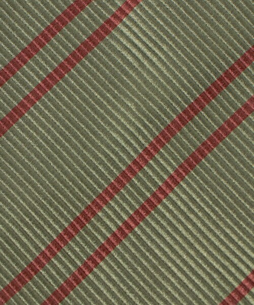 SOVEREIGN（ソブリン）の「＜SOVEREIGN＞ダブルストライプ ネクタイ（ネクタイ・メンズ・オリーブ/ブラック/レッド/ベージュ・FREE）」の8枚目の写真