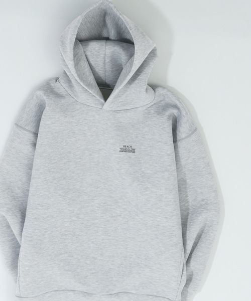 BAYFLOW（ベイフロー）の「【ストレッチ・軽量】ビッグクッションフーディー[セットアップ可]（パーカー・メンズ・ブラウン/グレー/ブラック・MEDIUM/LARGE）」の2枚目の写真