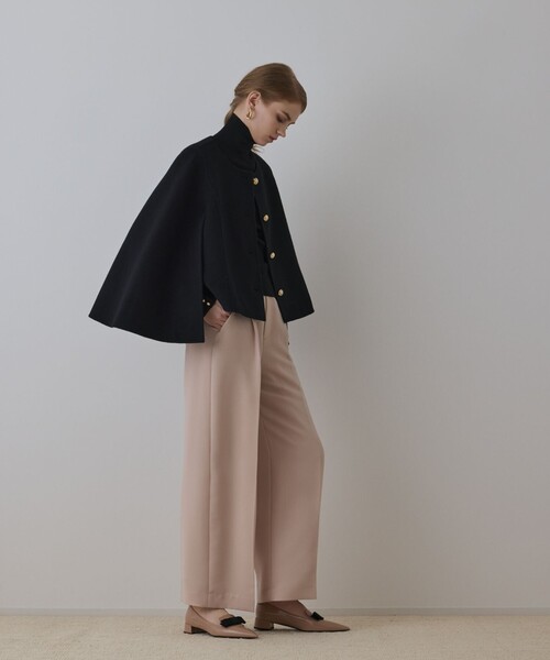 GRACE CONTINENTAL（グレースコンチネンタル）の「リバーケープジャケット（その他アウター・レディース・ブラック/ベージュ・36）」の15枚目の写真