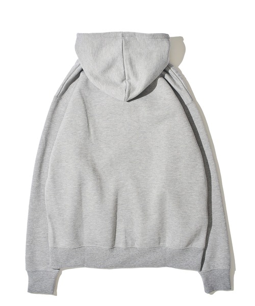 UNIVERSAL OVERALL(ユニバーサルオーバーオール)の「【UNIVERSAL OVERALL】T/C SWEAT ZIP HOODIE / 裏起毛スウェットジップアップパーカー(パーカー・メンズ・オートミール/ネイビー/オレンジ/グレー/ブラック/ホワイト・MEDIUM/LARGE/X-LARGE)」の12枚目の写真