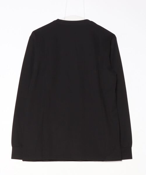 HIGH STREET（ハイストリート）の「HﾛｺﾞﾌﾟﾘﾝﾄｸﾙｰﾈｯｸﾅｶﾞｿﾃﾞTCS（Tシャツ/カットソー・メンズ・ホワイト/ブラック・MEDIUM/LARGE/LL）」の3枚目の写真