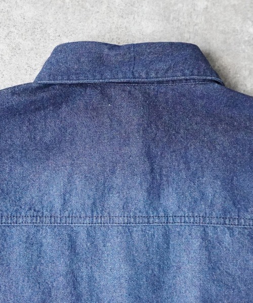 SELECT LEVERY(セレクトリベリー)の「デニムオーバーシャツ(シャツ/ブラウス・レディース・ブルー/ネイビー・MEDIUM/LARGE)」の15枚目の写真