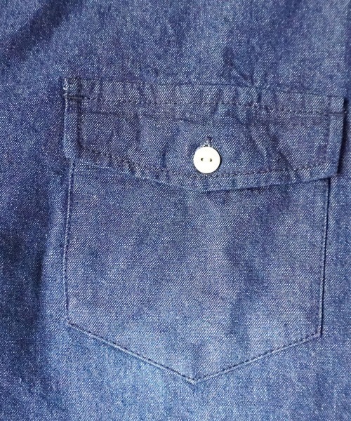 SELECT LEVERY(セレクトリベリー)の「デニムオーバーシャツ(シャツ/ブラウス・レディース・ブルー/ネイビー・MEDIUM/LARGE)」の16枚目の写真
