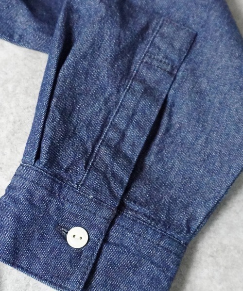 SELECT LEVERY(セレクトリベリー)の「デニムオーバーシャツ(シャツ/ブラウス・レディース・ブルー/ネイビー・MEDIUM/LARGE)」の18枚目の写真