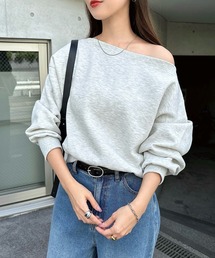 ROCKCAKE オフショルダー グレー スウェット ROCKCAKE オフショルダー グレー スウェット ROCKCAKE オフ