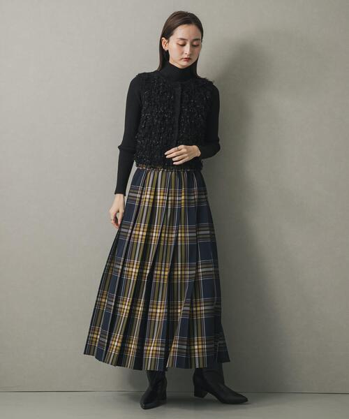 SENSE OF PLACE by URBAN RESEARCH（センスオブプレイスバイアーバンリサーチ）の「ブラシヤーンループベスト（ベスト・レディース・ブラウン/ブラック/アイボリー・ONE）」の15枚目の写真