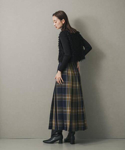 SENSE OF PLACE by URBAN RESEARCH（センスオブプレイスバイアーバンリサーチ）の「ブラシヤーンループベスト（ベスト・レディース・ブラウン/ブラック/アイボリー・ONE）」の16枚目の写真