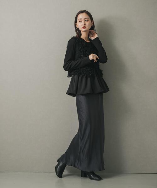 SENSE OF PLACE by URBAN RESEARCH（センスオブプレイスバイアーバンリサーチ）の「ブラシヤーンループベスト（ベスト・レディース・ブラウン/ブラック/アイボリー・ONE）」の17枚目の写真