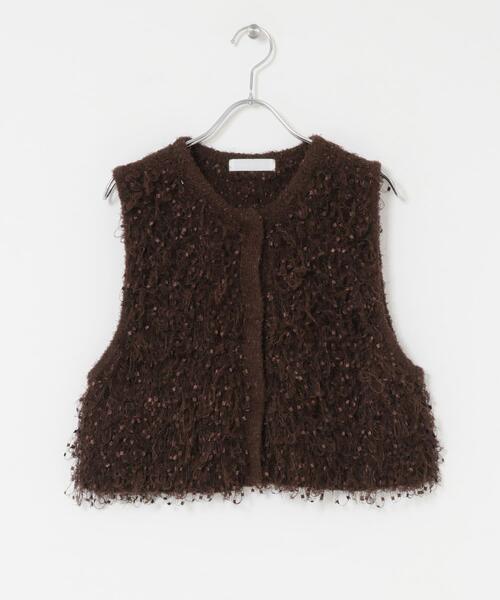 セール】ブラシヤーンループベスト（ベスト）｜SENSE OF PLACE by