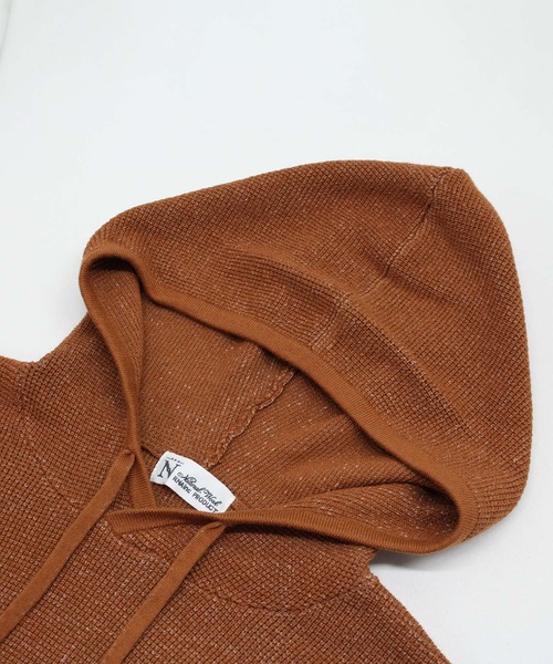 RNA-N(アールエヌエーエヌ)の「K2726 ワッフルニットフーディー(パーカー・レディース・キナリ/オレンジ/グリーン・FREE)」の16枚目の写真