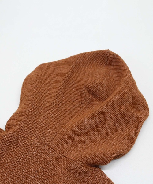 RNA-N(アールエヌエーエヌ)の「K2726 ワッフルニットフーディー(パーカー・レディース・キナリ/オレンジ/グリーン・FREE)」の19枚目の写真