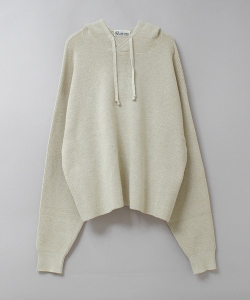 RNA-N(アールエヌエーエヌ)の「K2726 ワッフルニットフーディー(パーカー・レディース・キナリ/オレンジ/グリーン・FREE)」の20枚目の写真