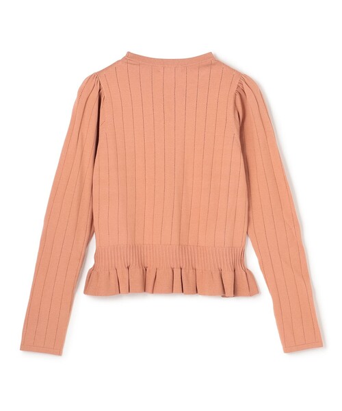 TOCCA(トッカ)の「IN ROMANCE ペプラム ニットプルオーバー(ニット/セーター・レディース・ピンクベージュ/ブラック系・SMALL/MEDIUM)」の8枚目の写真