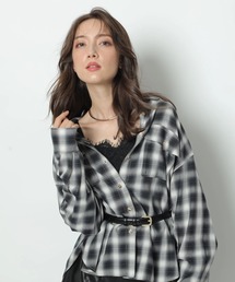 フリルレイヤードプルオーバー（ニット/セーター）｜Apuweiser