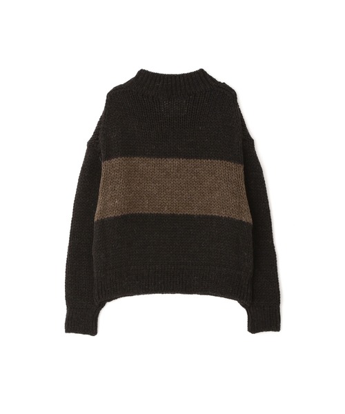 MHL.（エムエイチエル）の「NATURAL SPUN WOOL（ニット/セーター・レディース・ダークブラウン・2）」の2枚目の写真