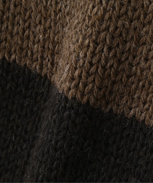 MHL.（エムエイチエル）の「NATURAL SPUN WOOL（ニット/セーター・レディース・ダークブラウン・2）」の3枚目の写真