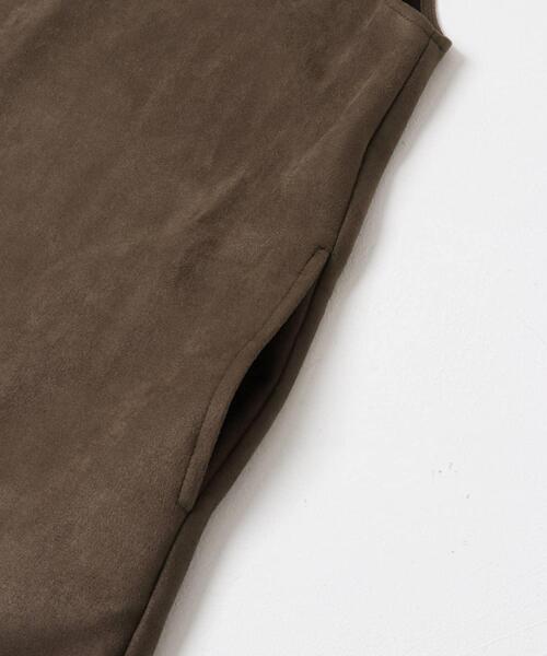 ITEMS URBANRESEARCH（アイテムズ アーバンリサーチ）の「『静電気防止』フェイクスエードジャンスカ（ワンピース・レディース・ブラウン/モカ・FREE）」の17枚目の写真