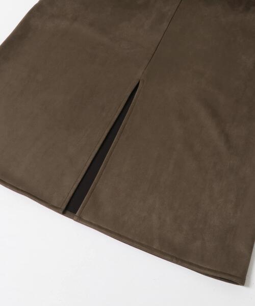 ITEMS URBANRESEARCH（アイテムズ アーバンリサーチ）の「『静電気防止』フェイクスエードジャンスカ（ワンピース・レディース・ブラウン/モカ・FREE）」の20枚目の写真