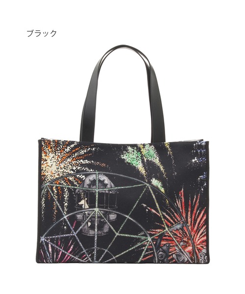SWASH LONDON（スウォッシュロンドン）の「トートバッグ コットンプリント "Recollections"（トートバッグ・レディース・レモンイエロー/グリーン/レッド/ブラック・FREE）」の17枚目の写真